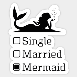 Mermaid life T-shirt Sticker